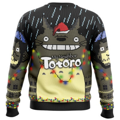 Alternative view of Totoro Cute Christmas Ugly Christmas Sweater