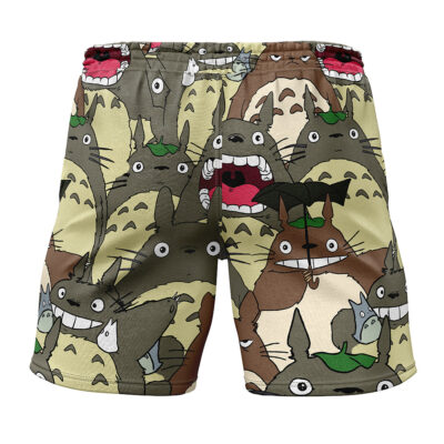 Alternative view of My Neighbor Totoro Pattern Swim Trunks