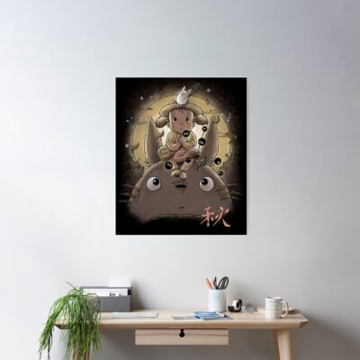 Alternative view of Amazing And Cute Totoro Poster