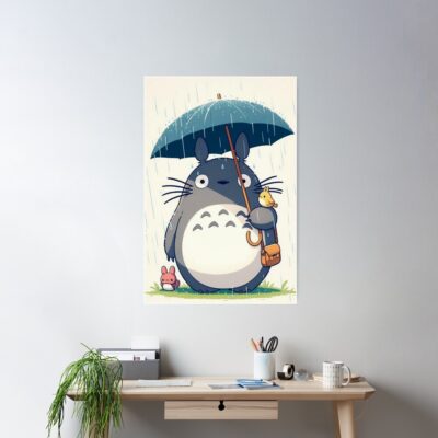 Alternative view of Wall Art Totoro Studio Ghibli Inspired Magic Poster