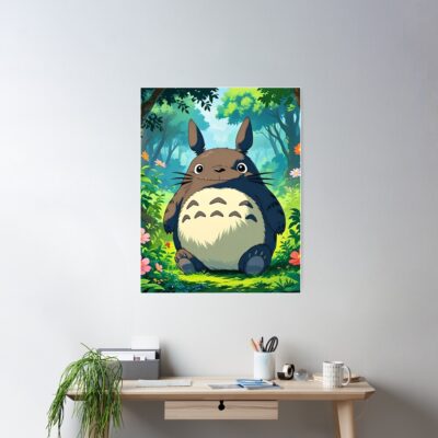 Alternative view of Totoro Poster