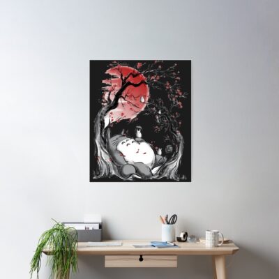 Alternative view of My Neighbor Totoro Aesthetic Poster