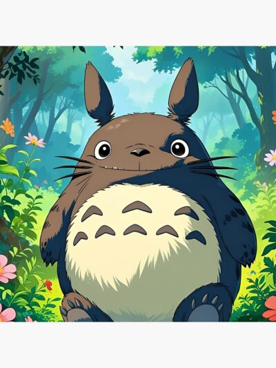 Alternative view of Totoro Most Beautiful Scene Printing Throw Pillow