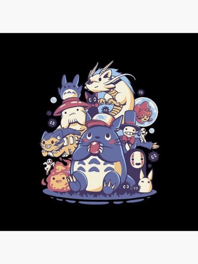 Alternative view of The Cute Monster Gang Throw Pillow