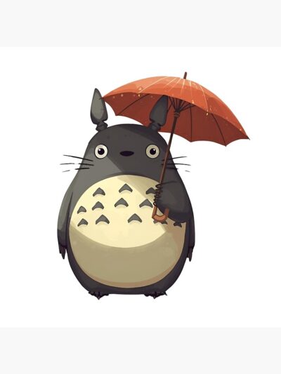 Alternative view of Totoro Ghibli Anime Throw Pillow