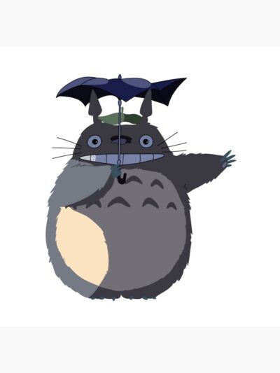Alternative view of Totoro My Neighbor Trendy Throw Pillow
