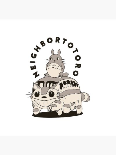 Alternative view of The Cat Bus Throw Pillow