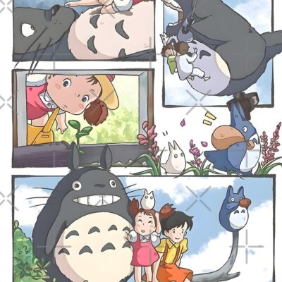 Alternative view of Kawaii And Cute Totoro Tote Bag