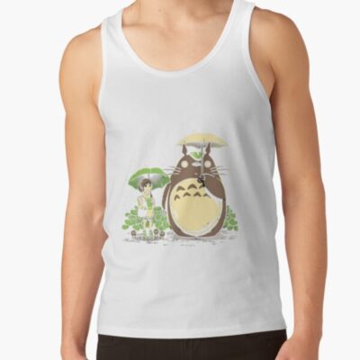 Alternative view of Totoro In Rain Tank Top