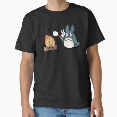 Alternative view of Marshmallow Totoro T-shirt