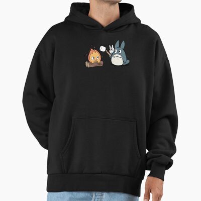 Alternative view of Marshmallow Totoro Hoodie