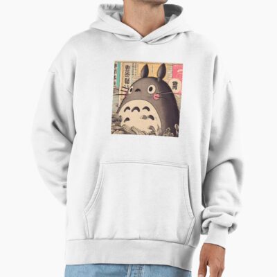 Alternative view of Vintage JapaneseTotoro Hoodie