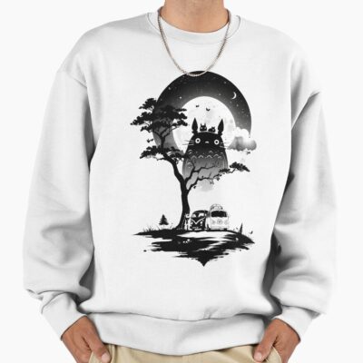 Alternative view of Totoro And The Moon Sweatshirt