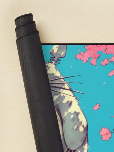 Alternative view of Cute Forrest Spirit Totoro Hanging Out Mouse Pad