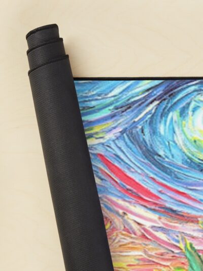 Alternative view of Starry Night Totoro Mouse Pad